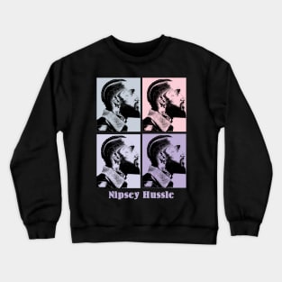 Nipsey Hussle Rapper Pop ART Crewneck Sweatshirt